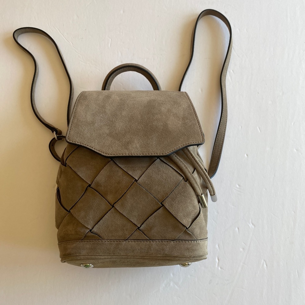 Rag & Bone micro pilot suede backpack